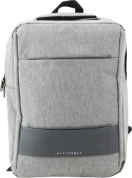 Sac à dos urbain avec port USB gris 14L