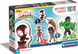 Mes premiers puzzles CLEMENTONI SPIDEY et ses formidables amis 4-en-1