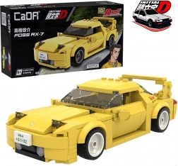 Set de construction CaDA voiture de course MAZDA RX-7 FD – jaune, 278 pièces