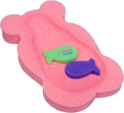Tapis de bain en mousse New Baby Basic ours rose