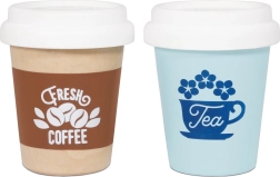 Le Toy Van café et thé à emporter – ensemble en bois de 2 gobelets