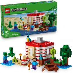 lego minecraft maison tnt dans la jungle