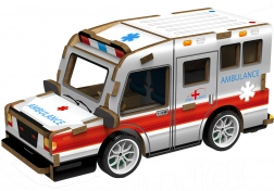 Puzzle en bois 3D Ambulance