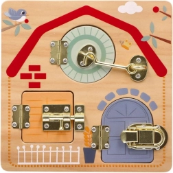 Tableau verrouillable en bois Enfants du monde