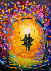 Puzzle Amour romantique 1000 pièces