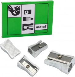 Taille-crayon en métal pour crayons fins et crayons à papier