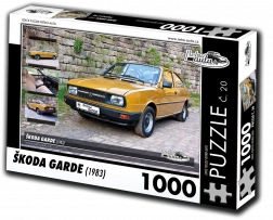 Puzzle RETRO-AUTA Škoda Garde 1000 pièces