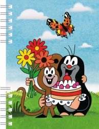 Carnet A6 avec reliure à anneaux - Krtek