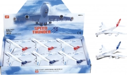 Avion métallique à rétrofriction 14 cm