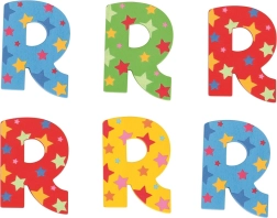 Lettre en bois Étoile R Bigjigs Toys