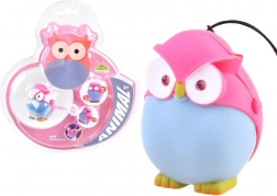 Porte-clés hibou coloré avec lumière et son