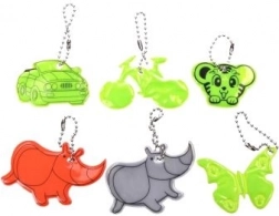 Porte-clés réfléchissant – assortiment de couleurs