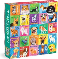 Puzzle Mudpuppy Portraits de chiens 500 pièces