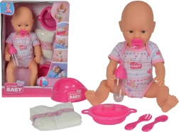 Poupée New Born Baby avec accessoires, 38 cm
