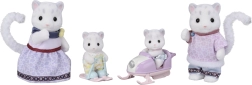 Sylvanian Families famille de léopards des neiges avec motoneige et skis
