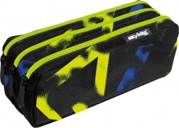 Trousse étui à trois fermetures éclair Line Boy