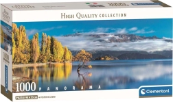 Puzzle panoramique Reflets dorés du lac Wanaka 1000 pièces CLEMENTONI