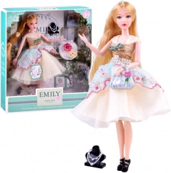 Emily poupée en robe de cocktail avec sac à main