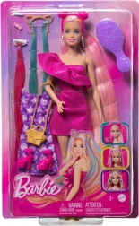 Barbie Jeu de coiffure – poupée avec accessoires pour créer des coiffures