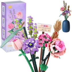 Kit de construction créatif Bouquet de fleurs colorées 547 éléments ZA5347
