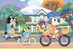 Puzzle Bluey Joyeuse journée 100 pièces