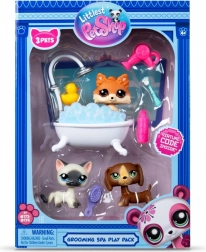 Littlest Pet Shop set G7 S3 SPA avec 3 figurines