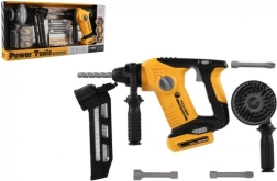 Perceuse à percussion pour enfants avec accessoires à piles