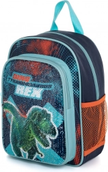 Sac à dos pour enfants à paillettes Dinosaure