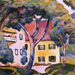 Puzzle carré Q Art : Maison Staudacher à Tegernsee – 66 pièces