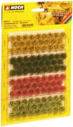 Touffes d’herbe fleuries XL set de 104 pcs