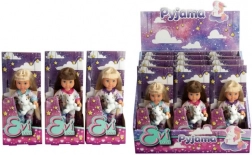 Poupée Evi en pyjama avec licorne 12 cm