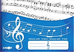 Cahier de musique junior 8 feuilles