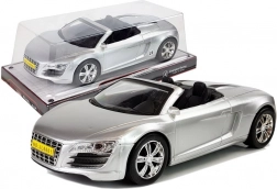Voiture cabriolet à friction argentée 1:18