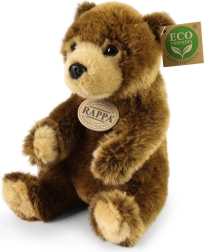 Ourson en peluche brun 19 cm éco-responsable RAPPA