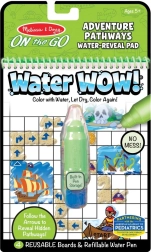 Livre à colorier à l’eau WaterWow – trouve le chemin, aventure