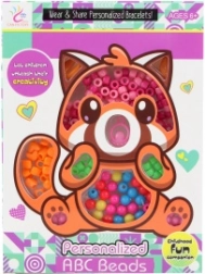 Set de perles en plastique colorées pour enfants