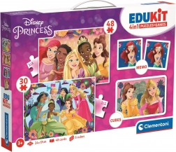 Ensemble de jeux Disney Princesses 4 en 1