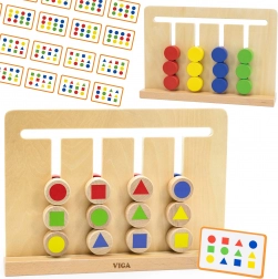 VIGA jeu logique – couleurs et formes Montessori