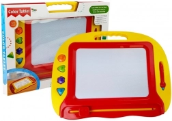 Tablette magique rouge avec tampons