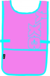 Tablier poncho Oxy Pink pour la création