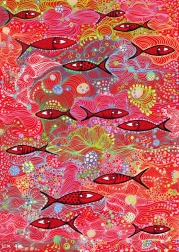 Puzzle ENJOY rouge vif 1500 pièces