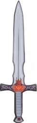 Épée en mousse 54 cm pour enfants