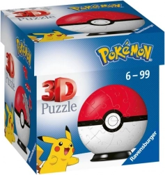 Puzzle 3D Pokémon Poké Ball de Ravensburger, 54 pièces