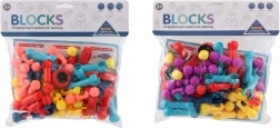 Jeu de construction blocs en plastique colorés