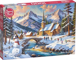 Puzzle Cherry Pazzi Pays des merveilles hivernal 1000 pièces