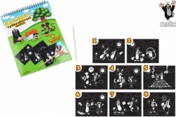 Carnet à gratter avec la Petite Taupe