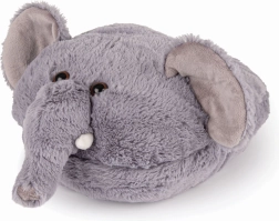Pantoufle peluche chauffante Cozy Noxxiez Éléphant