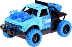 Voiturette métallique 4x4 Predator avec lumières et sons – Bleu