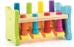 Jeu de frappe en bois Woody, modèle Up and down