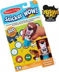 Sticker Wow - Livre interactif et tampon avec autocollants - Chien